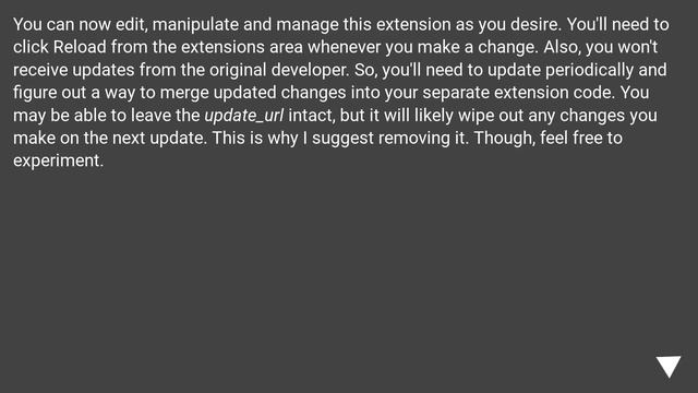 Can I disable Chrome's Extension Content Verification? смотреть онлайн