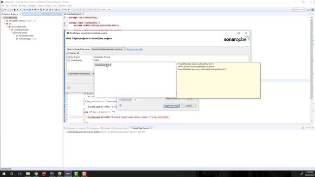 Automate Code Quality: 10.2 Integrating SonarQube with Eclipse смотреть онлайн