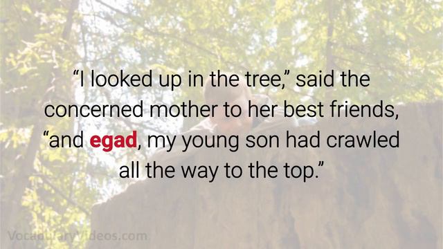 😱 Learn English Words - EGAD - Meaning, Vocabulary Lesson with Pictures and Examples смотреть онлайн
