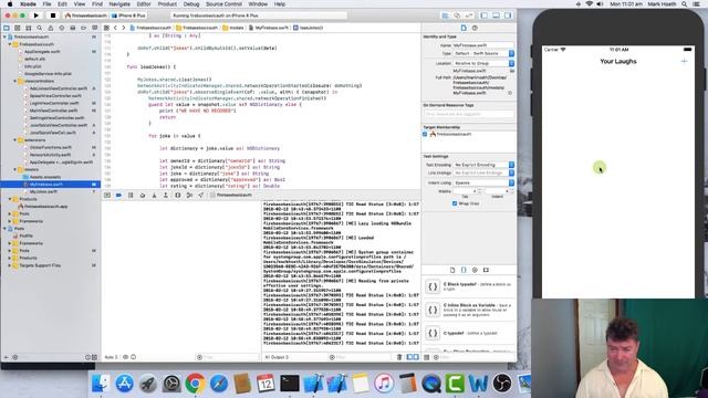 Swift 4: Firebase Tutorial - Read and Write Data to Firebase for Xcode9 and iOS 11 смотреть онлайн