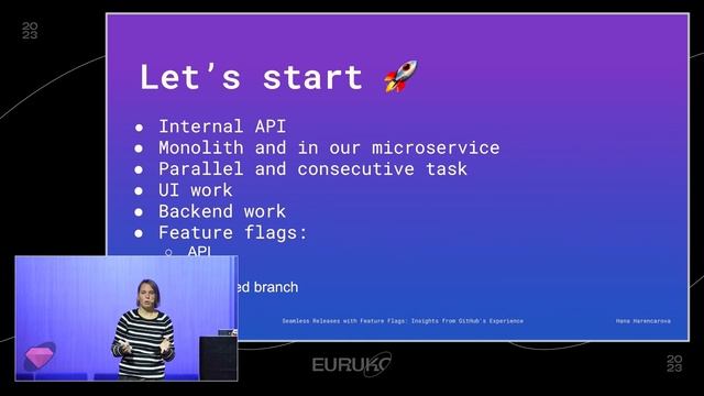 HANA HARENCAROVA, KEYNOTE, “Seamless Releases with Feature Flags: Insights from GitHub's Experience смотреть онлайн