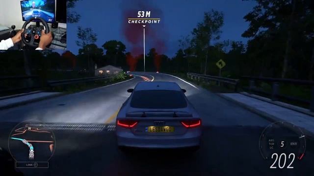 2013 Audi RS7 Sportback | Road Race | Steering Wheel Gameplay смотреть онлайн