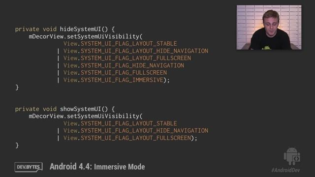 DevBytes: Android 4.4 Immersive Mode смотреть онлайн