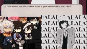 ☄️ PAST PM + PAST FUKUZAWA REACT TO DAZAI OSAMU • BSD . GCRV | FINISHED ? |
