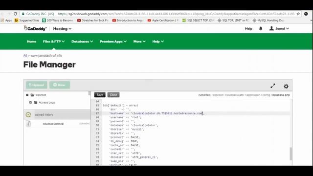 Upload Codeigniter Website/Project from localhost to Godaddy Hosting Server смотреть онлайн