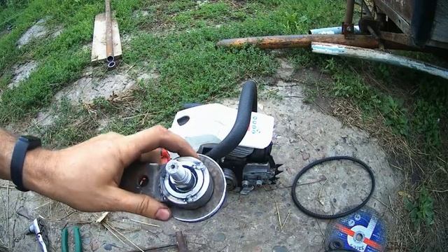 Болгарка из бензопилы своими руками смотреть онлайн