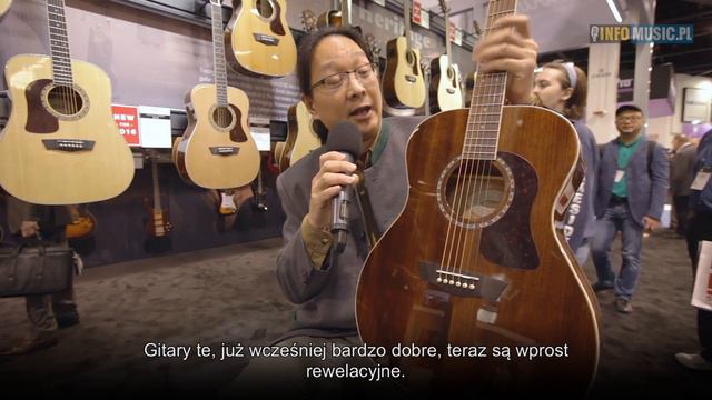Washburn HG12S - Nowy akustyk z premierą na NAMM 2016 смотреть онлайн
