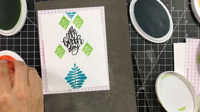 Catherine Pooler Designs: Easy Pattern Stamping With Say It With Diamonds
