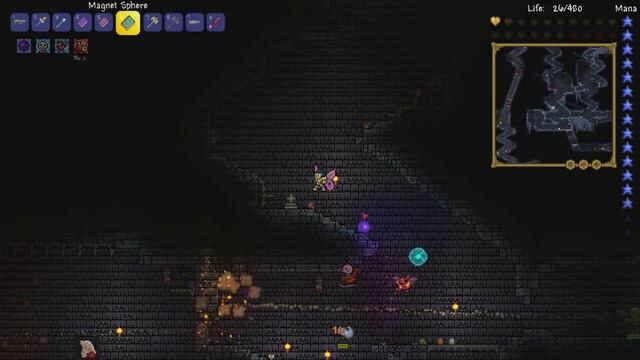 Магнитная сфера, Теневой жезл Terraria 1.2.4.1 #33 смотреть онлайн