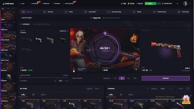 HELLCASE'DE YENİ KASALAR VE UPGRADE İLE İNANILMAZ KATLADIK ! | PROMO CODE! | 150$ GİVEAWAY ! смотреть онлайн