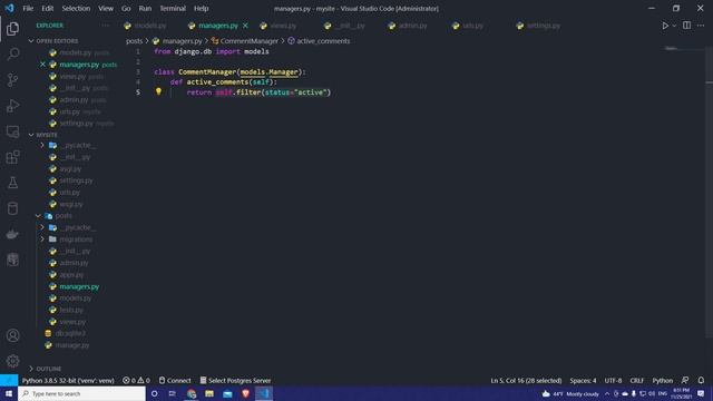 What is Django Managers? | Building custom manager смотреть онлайн