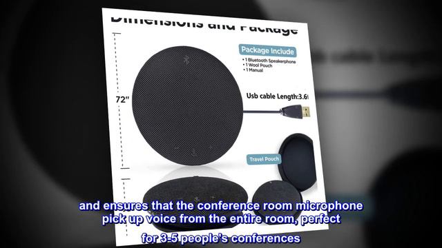 INNOTRIK Bluetooth Conference Speaker with Microphone | 360-Degree Voice Pickup & Noise Canceling смотреть онлайн