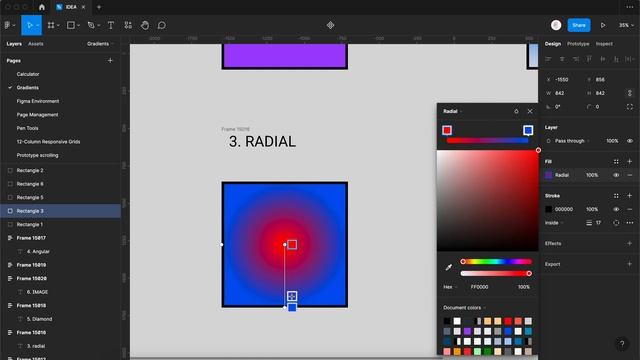 Fill (Solid, Linear, Radial, Angular, Diamond and Image) | Figma Master Class for Beginners смотреть онлайн