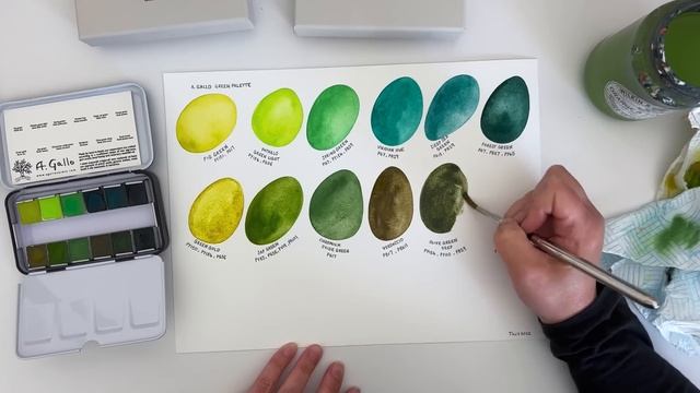 WATERCOLOUR ART HAUL! ✷ Unboxing A. Gallo Green and Blue Palettes смотреть онлайн