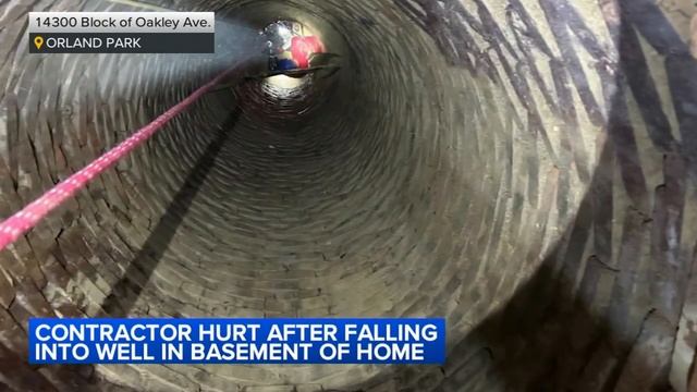 Contractor rescued after falling down well in suburban basement смотреть онлайн