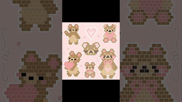 ✨️схемы фигурок мозаичным плетением? #бисероплетение#фигуркиизбисера смотреть онлайн