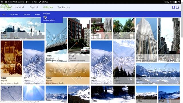 Artist Theme Part 3 - Pages template - Wordpress Theme смотреть онлайн