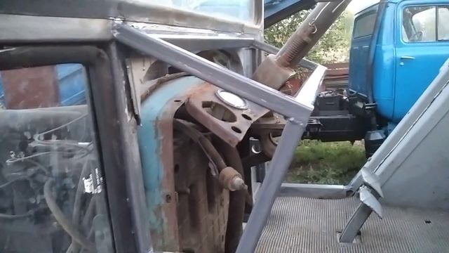 Форточка на большую кабину ЮМЗ-МТЗ исправил косяки приборная панель самоделка смотреть онлайн