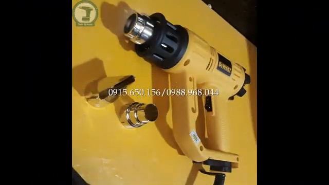 Súng thổi hơi nóng Dewalt D26411 (1800W) смотреть онлайн