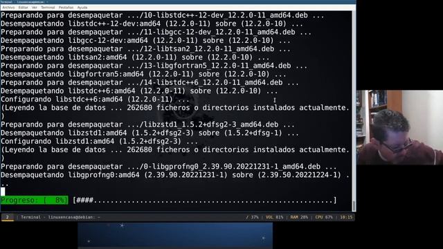 Linux Debian Testing - update & upgrade смотреть онлайн