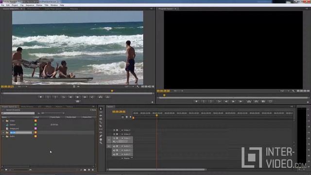 Как правильно импортировать файлы в Premiere Pro CS6?