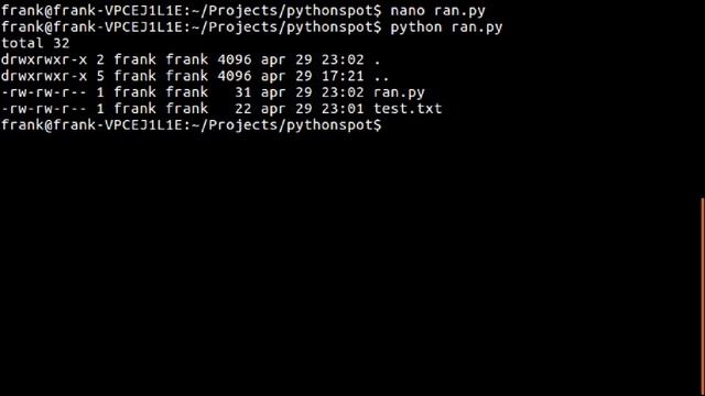 Learn Python - os.system, system commands смотреть онлайн