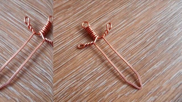 МЕЧ из медной проволоки (подвеска) Wire Wrap смотреть онлайн
