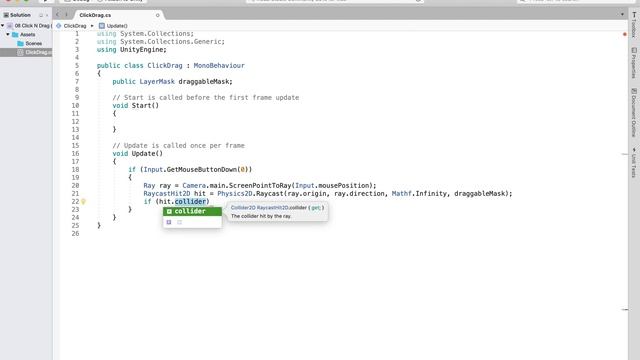 How to drag an object using Raycasting смотреть онлайн