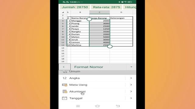 Membuat Tabel Excel di HP Android смотреть онлайн