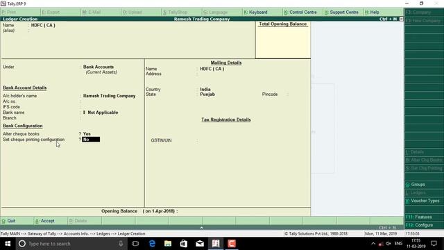 Create Bank Accounts OD Account OCC Account in Tally Accounting Software In Hindi смотреть онлайн