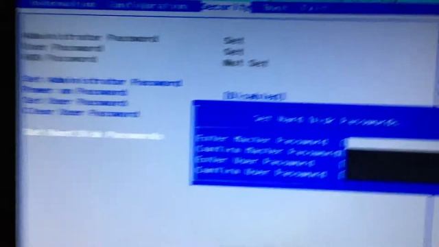 устанавливаем bios пароль на диск через bios смотреть онлайн