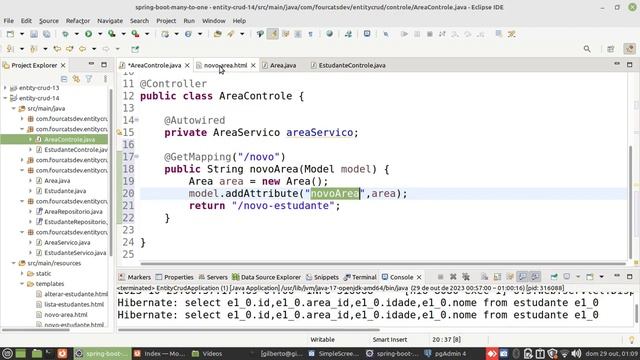 Spring Boot OneToMany: implementado o cadastro da entidade dominante смотреть онлайн