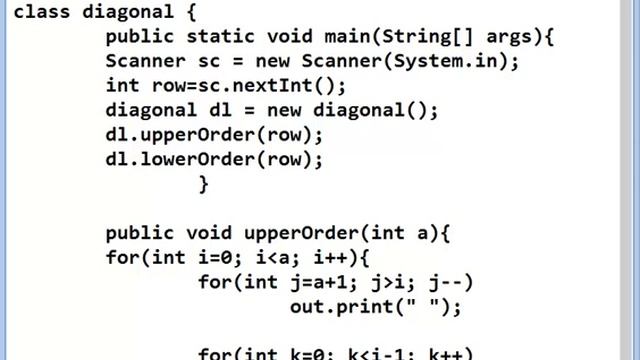 Java Patterns Numeric using nested for loop смотреть онлайн