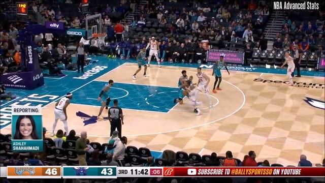 Jalen Brunson 32 pts 4 rebs 7 asts vs Hornets 23/24 season смотреть онлайн