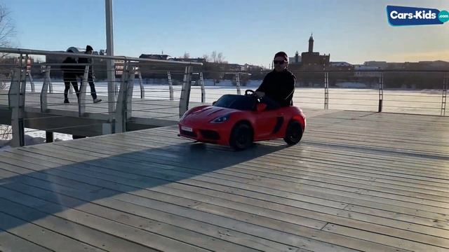 Электромобиль Porsche Cayman до 15 км ч смотреть онлайн