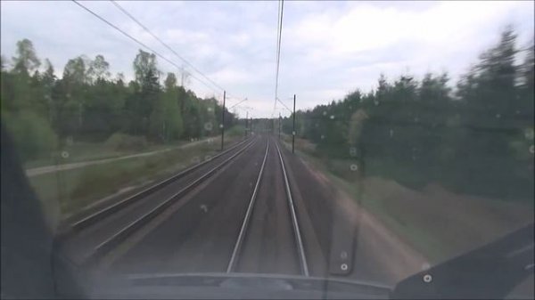 Cabview ED250 Pendolino Warszawa Zachodnia - Kraków Główny 200km/h