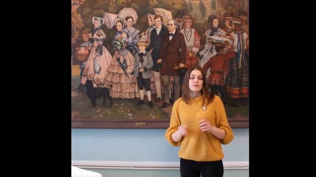 Картина Б.М.Бильтюкова Ф.И.Тютчев на народном празднике в Овстуге (1).mp4 смотреть онлайн