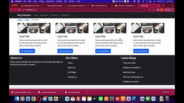 React Blog Website Design Tutorial With Code in Hindi Part -6 | MERN Stack Project | #reactjs смотреть онлайн