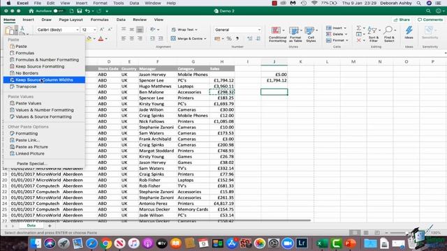 Excel For Mac 2019 Tutorial: Cut, Copy and Paste with this Microsoft Excel Tutorial смотреть онлайн
