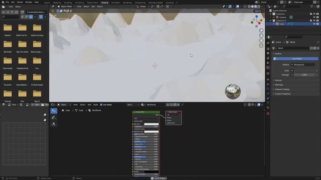 Into the Synthwave: Blender 3.5 Geometry Nodes Landscape Tutorial смотреть онлайн