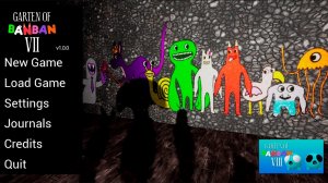 Garten Of BanBan 7 - Main Menu (Fanmade)