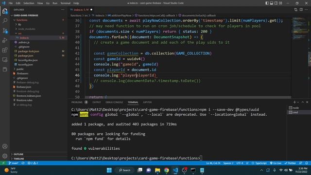Online Multiplayer Card Game (React, Firebase, TypeScript) - part 13 смотреть онлайн