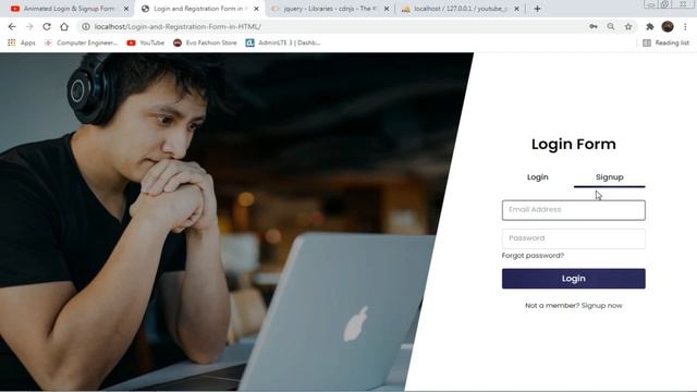Complete Login Form With Session Variable Using Only PHP AJAX & MySQL | With Source Code смотреть онлайн