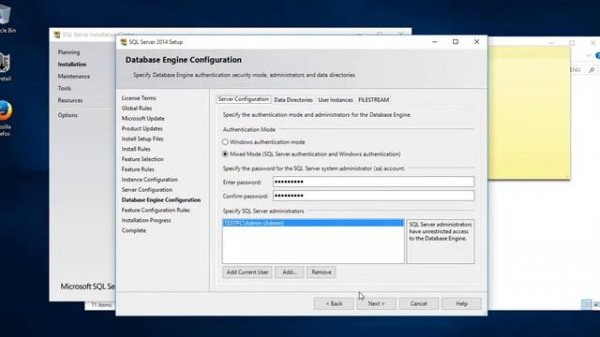 Microsoft SQL Server 2014 Express Installation