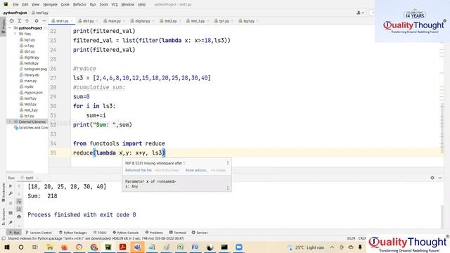 How To Use the Python Reduce Function - Data Science Python Tutorial for Beginners | Session - 25 смотреть онлайн