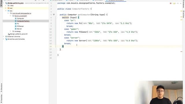 Partie 6: Design Pattern Factory смотреть онлайн