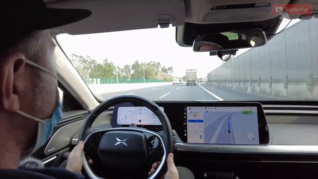 Test Drive Xpeng P7 Autopilot Nivel 3 смотреть онлайн