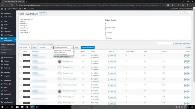 How To Export Registrations From #WordPress Event Website смотреть онлайн