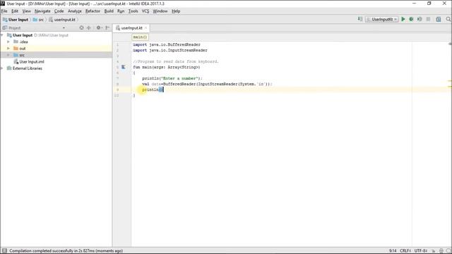 #15 Kotlin Tutorial | User Input Program смотреть онлайн