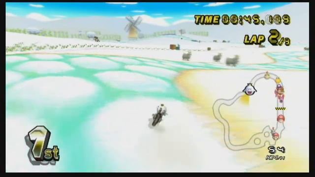 [MKWii] Cloud Cloud Meadows (Texture Hack) смотреть онлайн